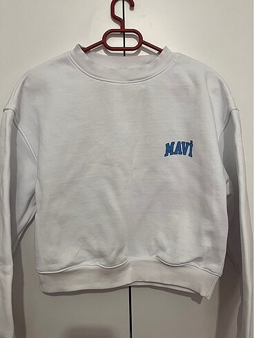 Beyaz sweatshirt - Görsel 2
