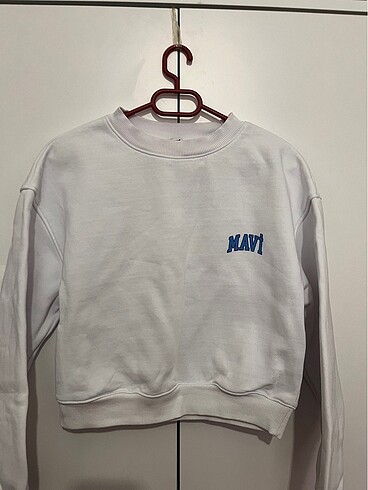 Beyaz sweatshirt - Görsel 4