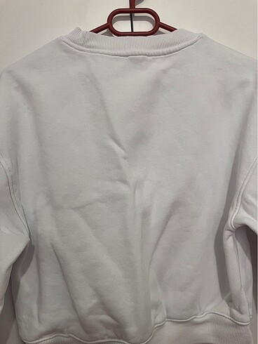 Beyaz sweatshirt - Görsel 8
