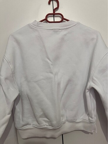 Beyaz sweatshirt - Görsel 9