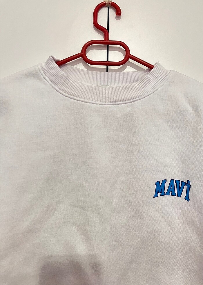 Beyaz sweatshirt - Görsel 3