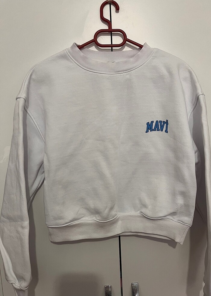Beyaz sweatshirt - Görsel 5