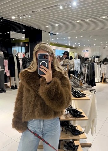 Kahverengi Leopar kürk - Görsel 2