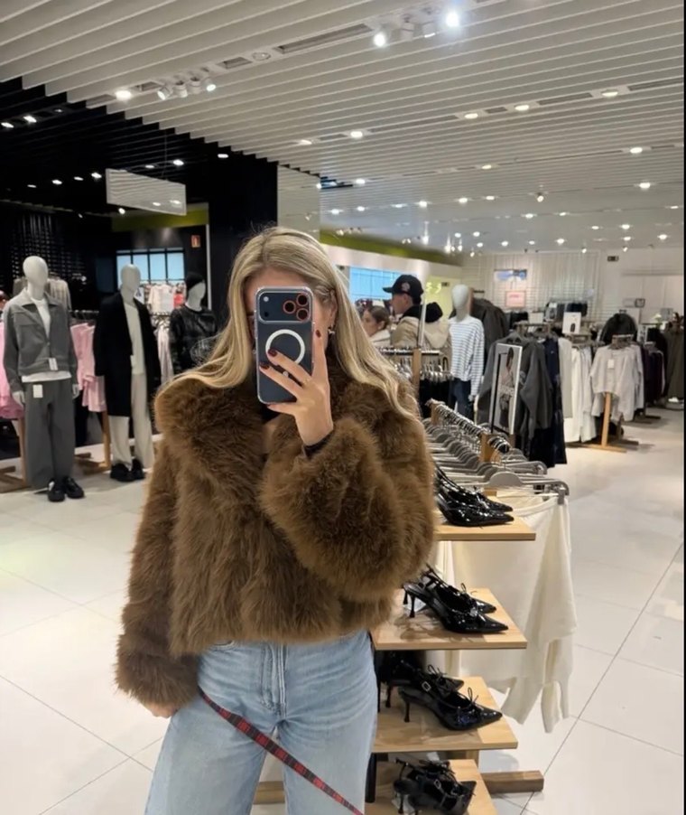 Kahverengi Leopar kürk - Görsel 2