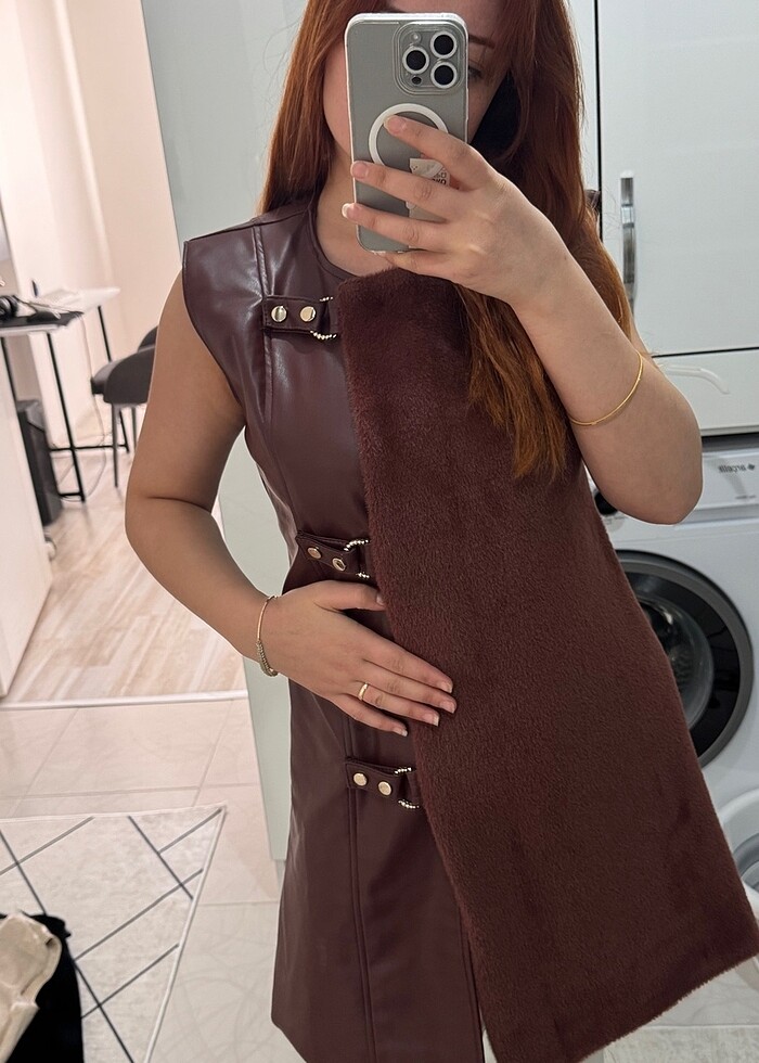 Deri yelek - Görsel 3