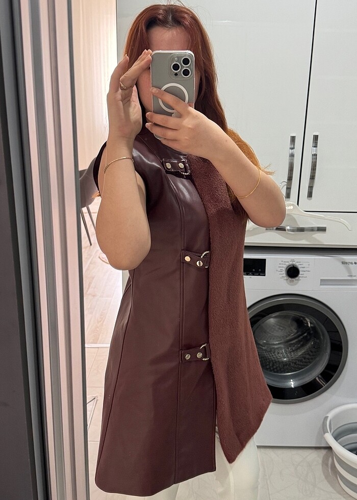 Deri yelek - Görsel 4