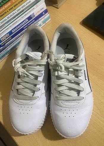 37 Beden Puma Beyaz Kadın Spor Ayakkabı