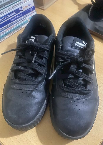37,5 Beden Siyah Platform Topuklu Puma Kadın Spor Ayakkabı