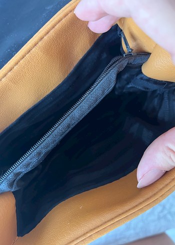 Beden turuncu Renk Soft Turuncu Nakışlı Deri Bohem Kadın Çanta