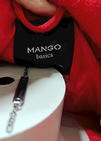 Kırmızı Mini Polar Hamile Ceket - Görsel 3