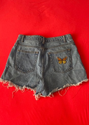 Diğer Kot Yırtık Mini Kadın Denim Şort