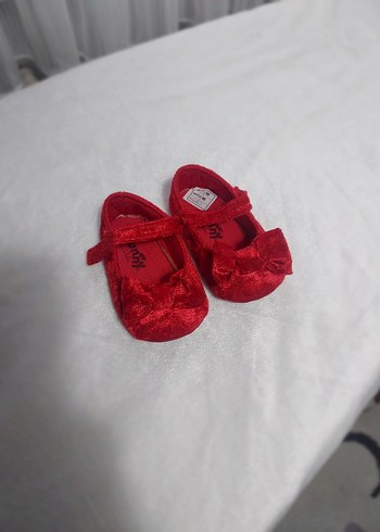 Kız Çocuk Bej Peluş Ev Terliği ve bebek ayakkabısı - Görsel 5