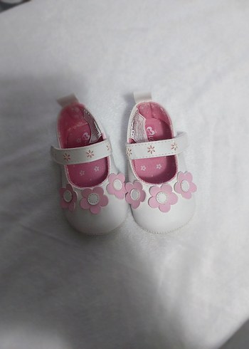 Kız Çocuk Bej Peluş Ev Terliği ve bebek ayakkabısı - Görsel 2