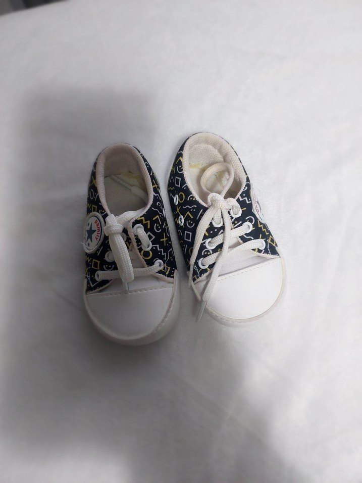 Kız Çocuk Bej Peluş Ev Terliği ve bebek ayakkabısı - Görsel 3