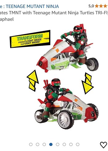 Mutant Ninja Turtles Aksiyon Figürü ve Araç