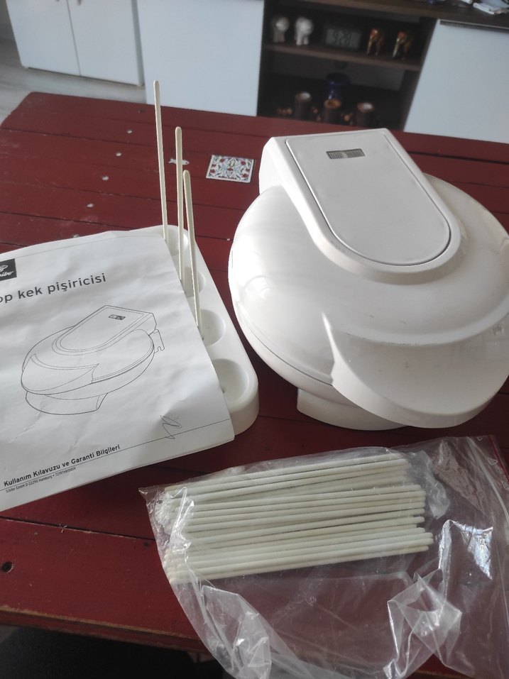 Tchibo Beyaz Mini Top Kek Makinesi - Görsel 5