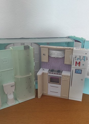 Barbie evi Vintage Mattel 2007 - Görsel 2