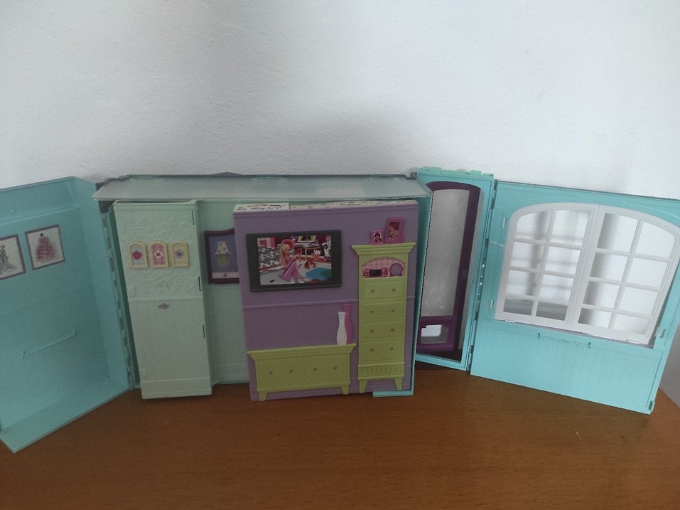 Barbie evi Vintage Mattel 2007 - Görsel 3