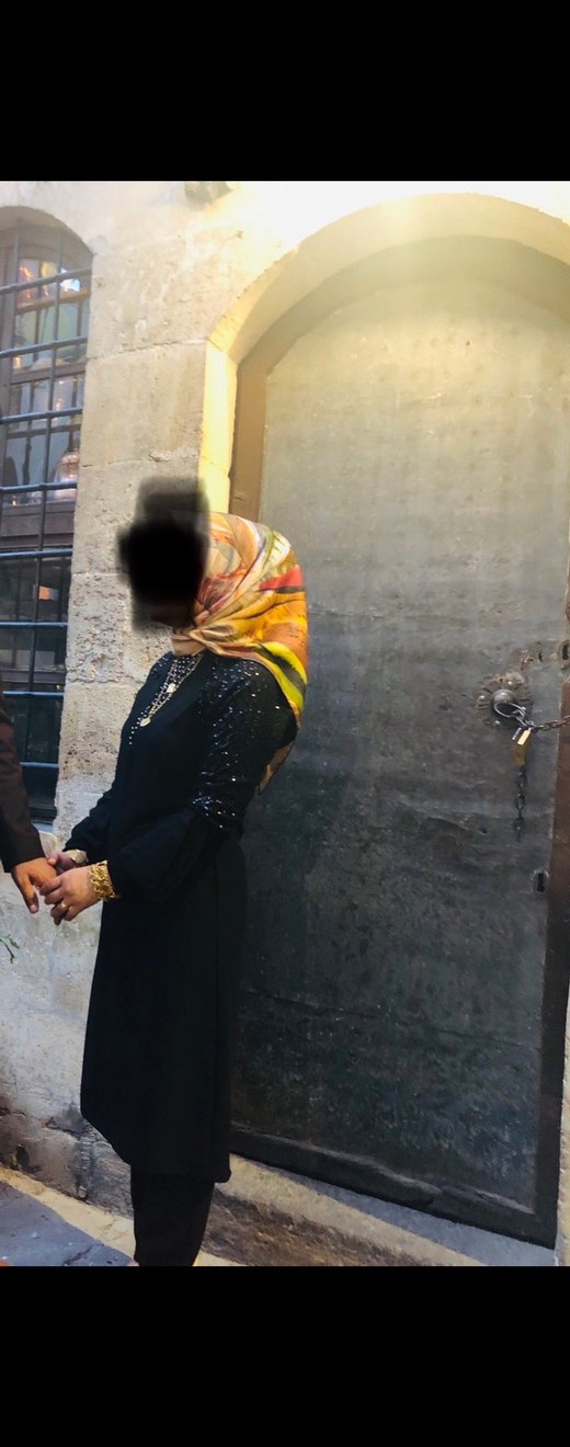 Uzun Kollu Siyah  işlemeli şık Takım - Görsel 5