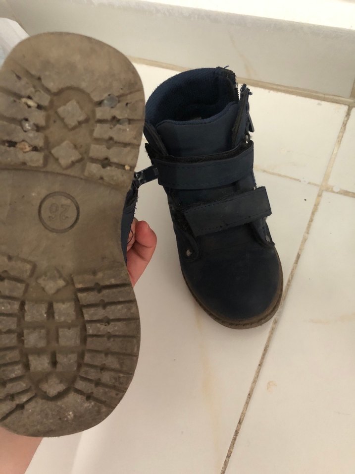 Koyu Mavi Erkek Çocuk Botu - Görsel 5