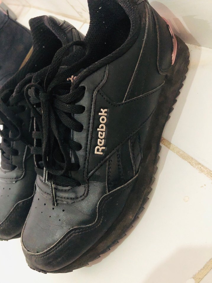 Orijinal Reebok marka Siyah Kadın Spor Ayakkabı - Görsel 3