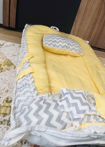 Sarı ve Gri Bebek  babynest - Görsel 2