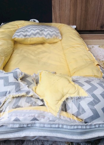 Sarı ve Gri Bebek  babynest - Görsel 3