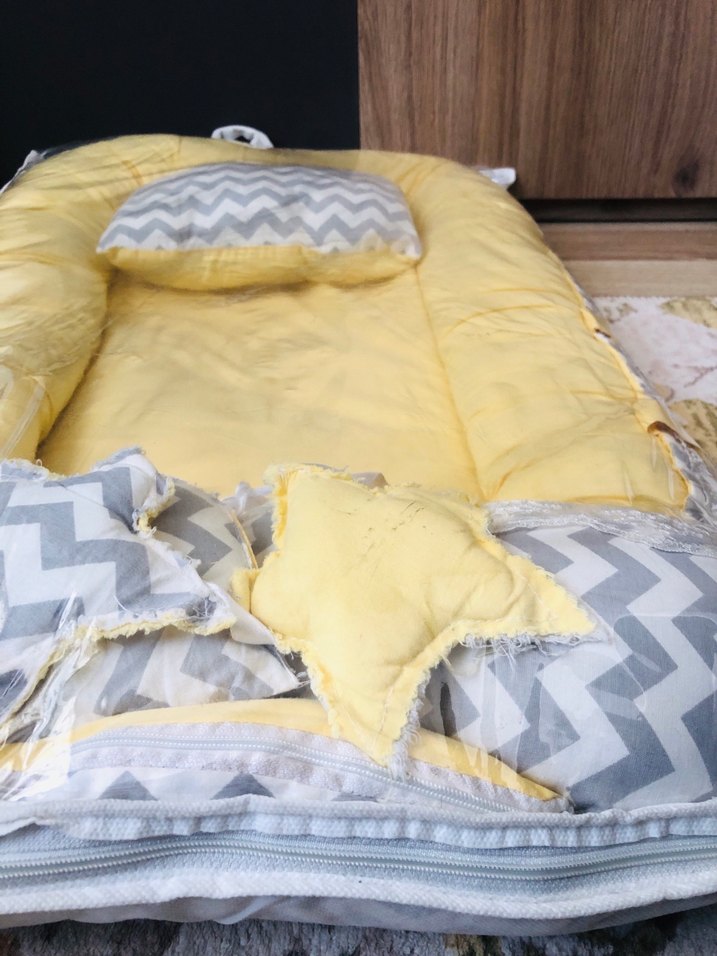 Sarı ve Gri Bebek  babynest - Görsel 3