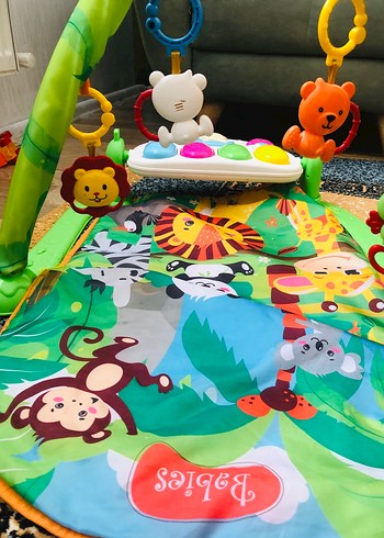 Renkli Bebek Oyun Matı ve Aktivite Merkezi - Görsel 8