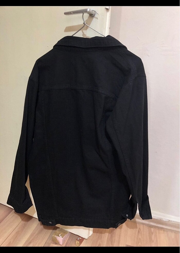 Yeni siyah kot ceket - Görsel 2