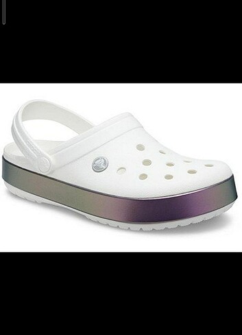 Beyaz crocs iridescent band 5 - 7 / 37 - 38