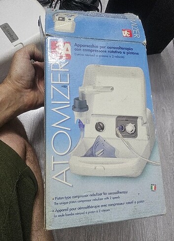 Nebul cihazı  sıfır  sadece hortum maske eksik - Görsel 2