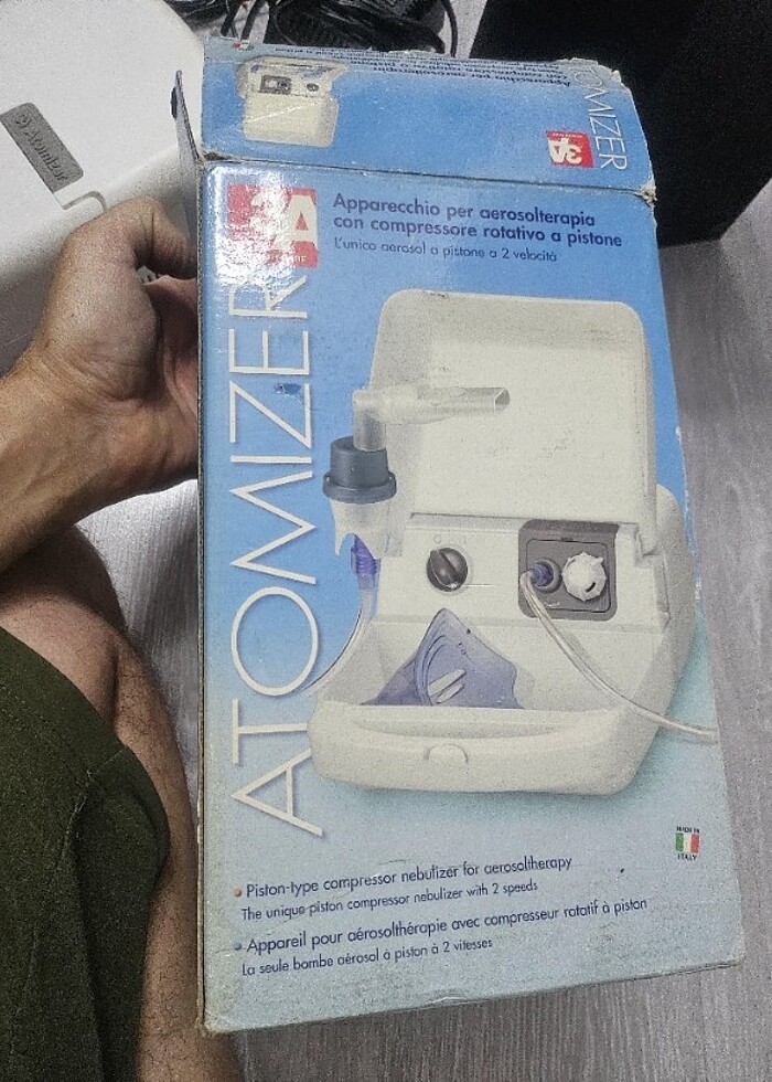 Nebul cihazı  sıfır  sadece hortum maske eksik - Görsel 2