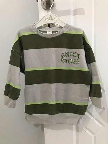 Çizgili sweatshirt