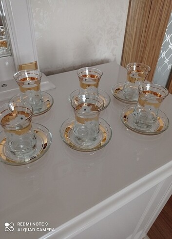 6 lı çay bardağı takımı 