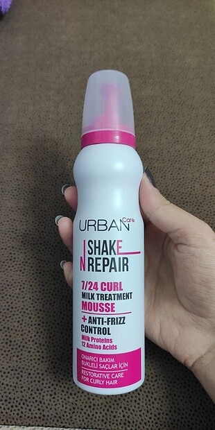 Urban care saç köpüğü (kıvırcık saçlar için)