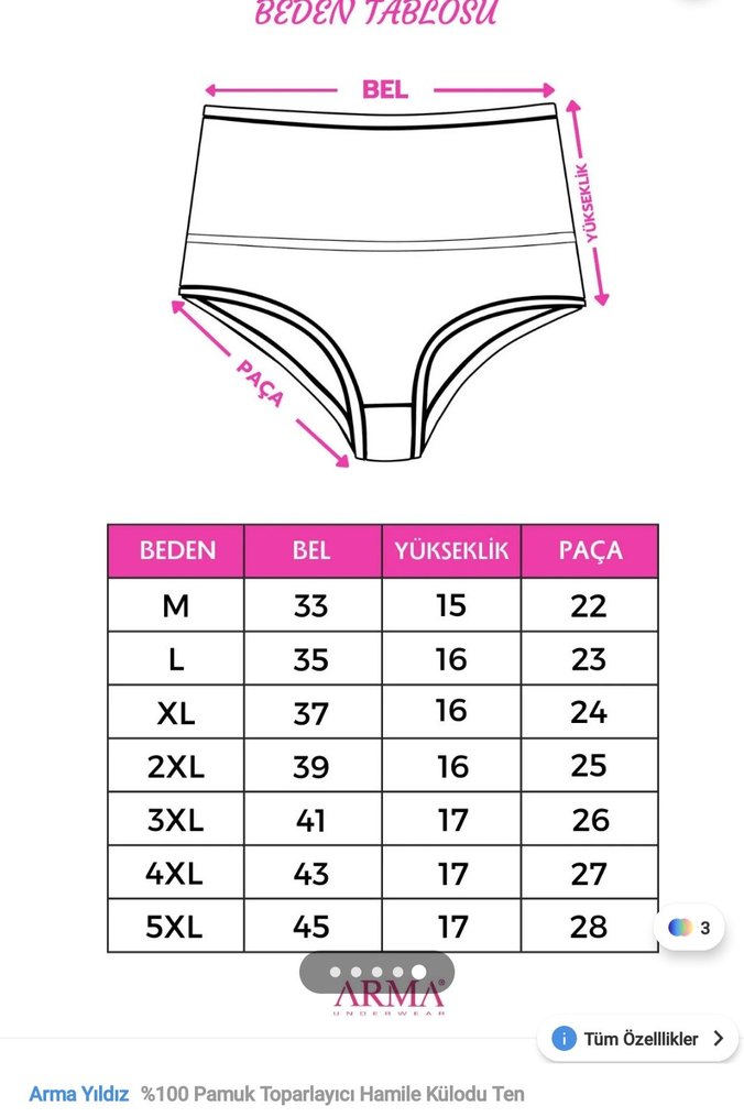 hamile külot - Görsel 4