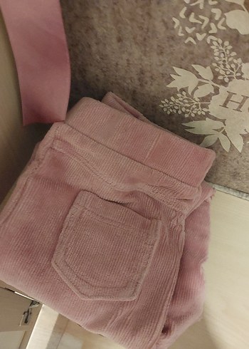 Kız Çocuk Pembe Elastik Bel Tayt - Görsel 5