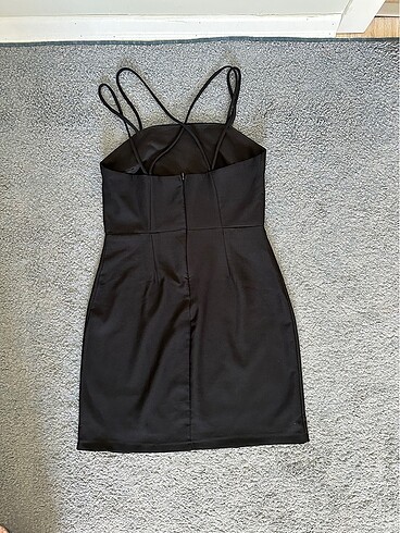 40 Beden Siyah Mini Elbise