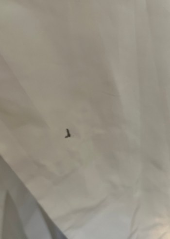 Kadın Beyaz ve Gri Uzun Kesim Keten Trençkot - Görsel 2