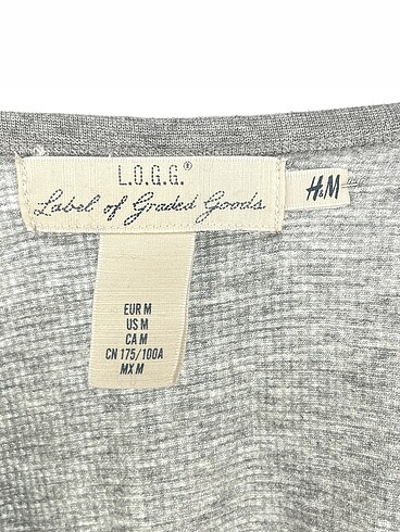 m Beden gri Renk H&M Bluz %70 İndirimli.