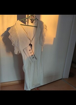 xs Beden beyaz Renk Krem elbise