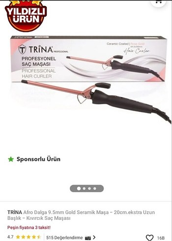 Trina Turk Trina markalı maşa ekstra bukleler için