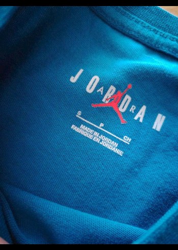 s Beden mavi Renk Mavi Jordan Erkek Kısa Kollu Tişört
