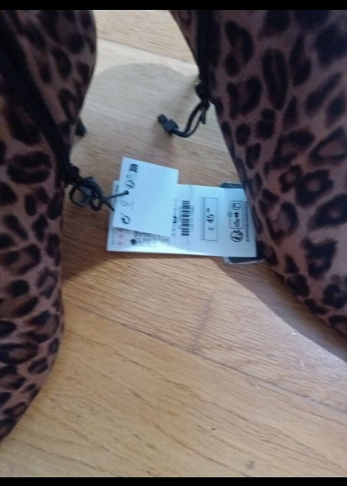Zara leopar çizme - Görsel 2