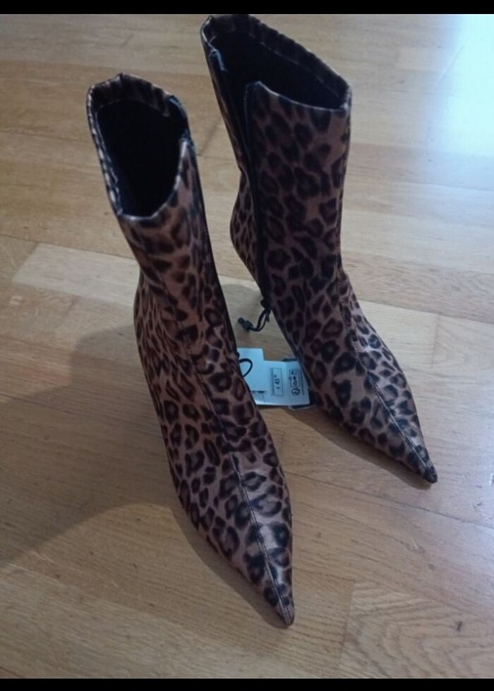 Zara leopar çizme - Görsel 3