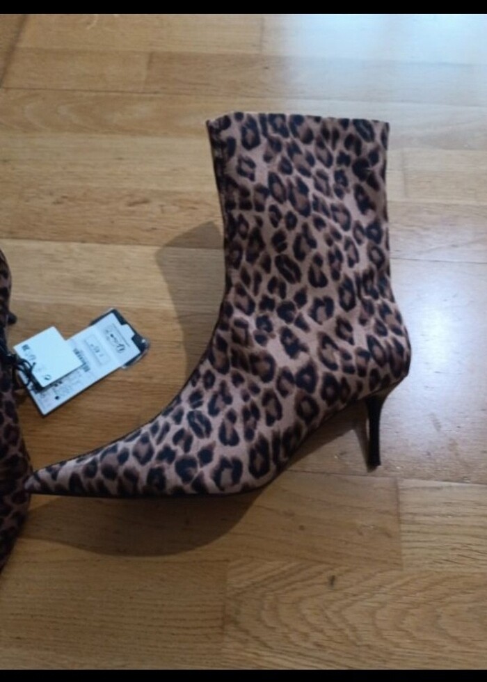 Zara leopar çizme - Görsel 4