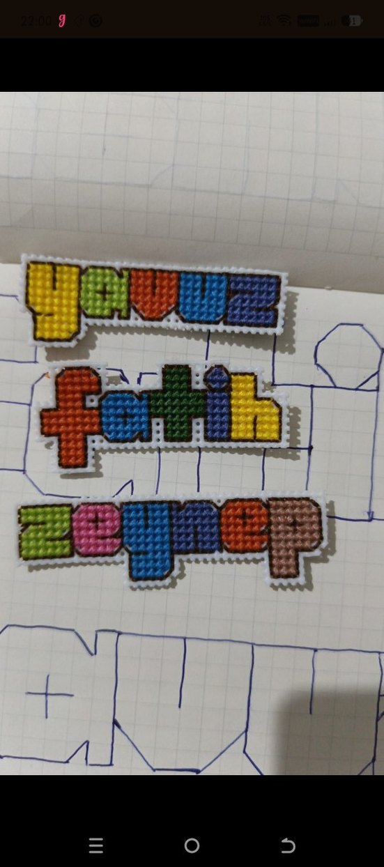 Renkli etamin anahtarlık - Görsel 2