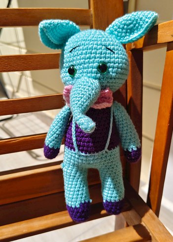 Walt Disney World Renkli Turkuaz Fil Peluş Oyuncak
