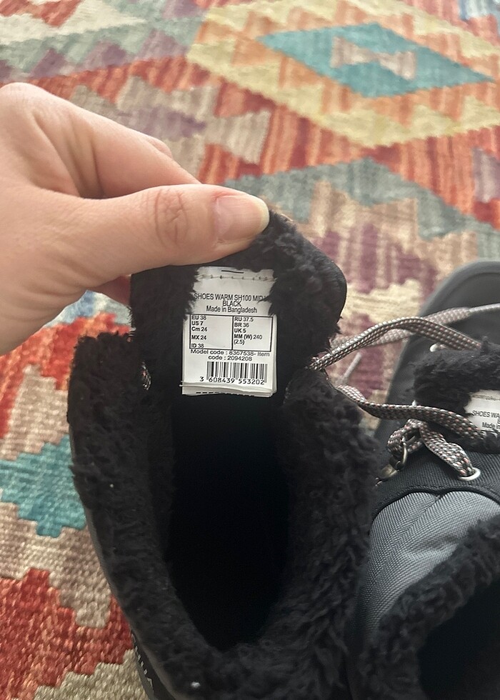 Quechua 38 numara kadın kar ayakkabısı - Görsel 5